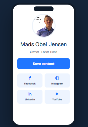 Tap Connect digital profile